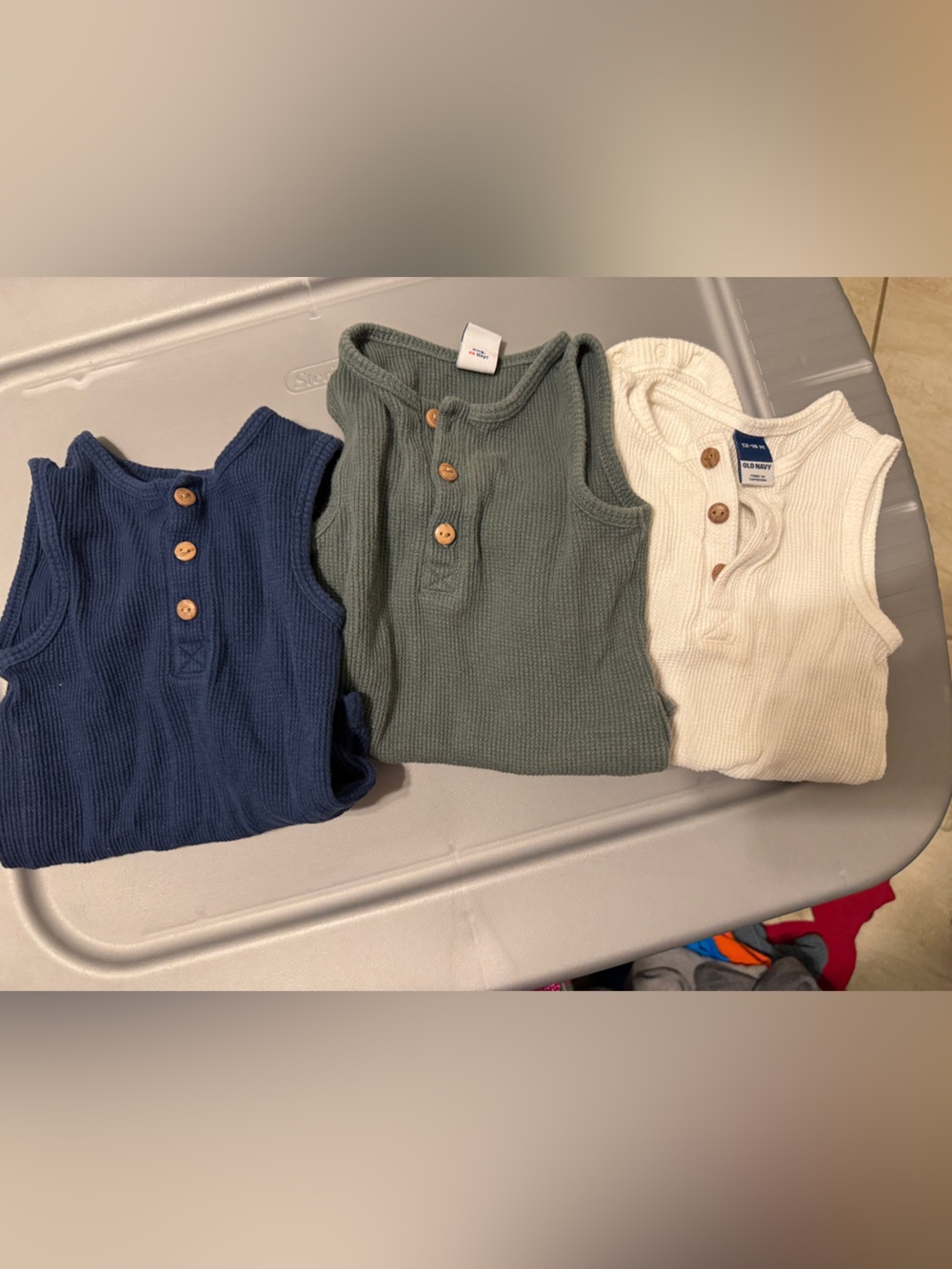 Waffle onesies bundle